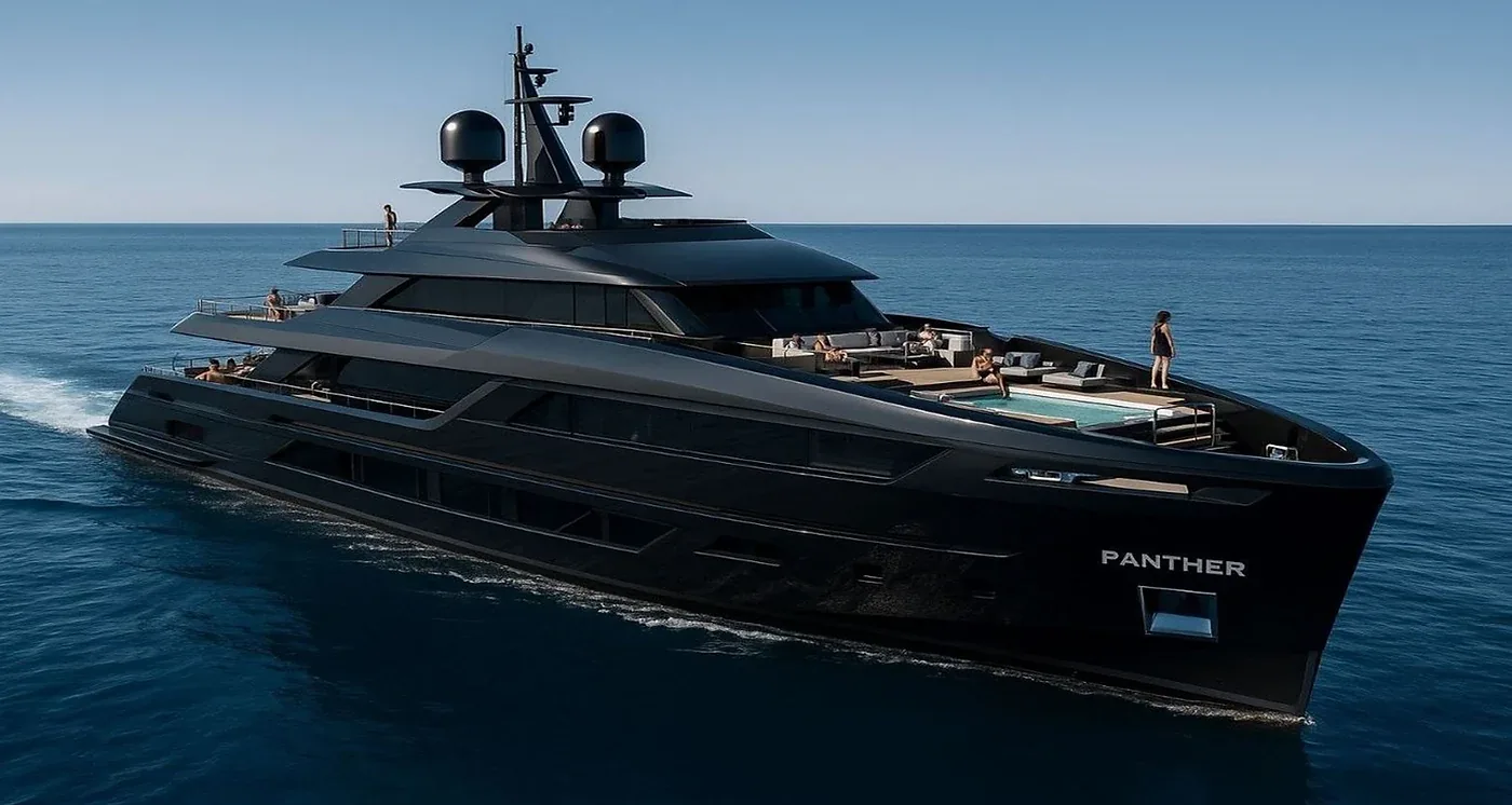 M/Y Black Panther on the Red Sea