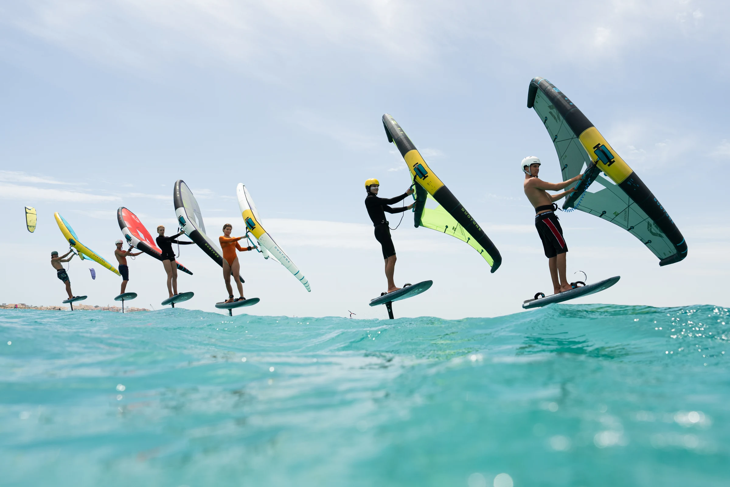 Wingfoil team session