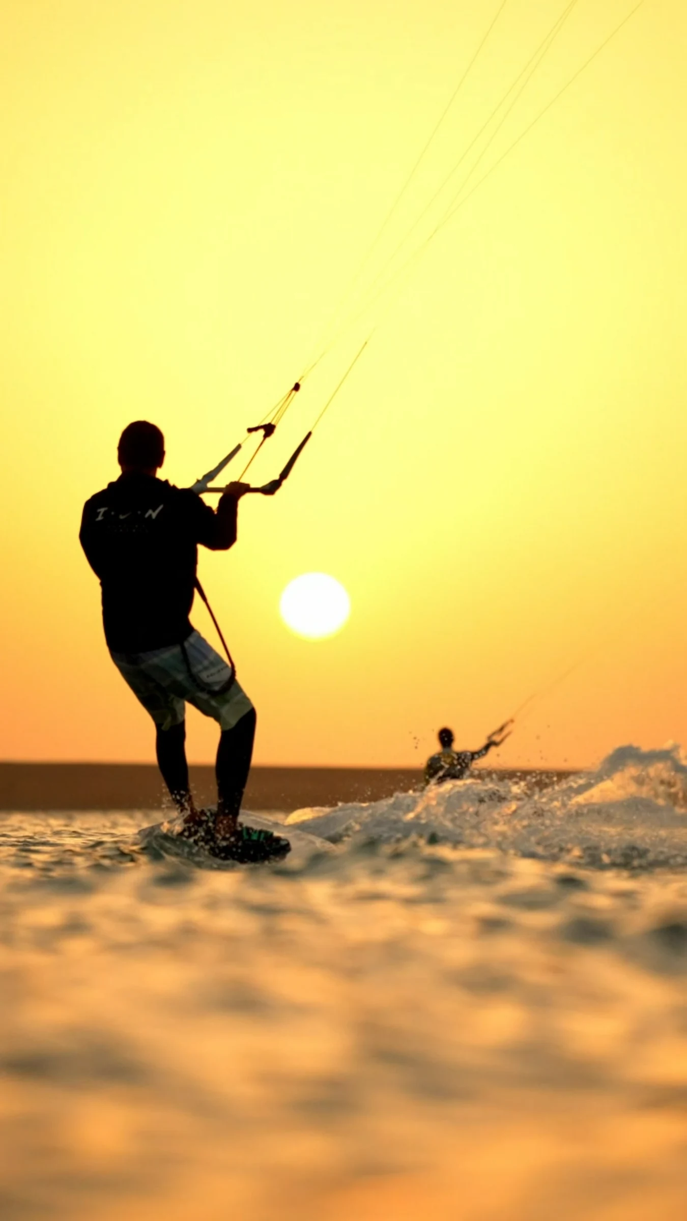 Kite sunset