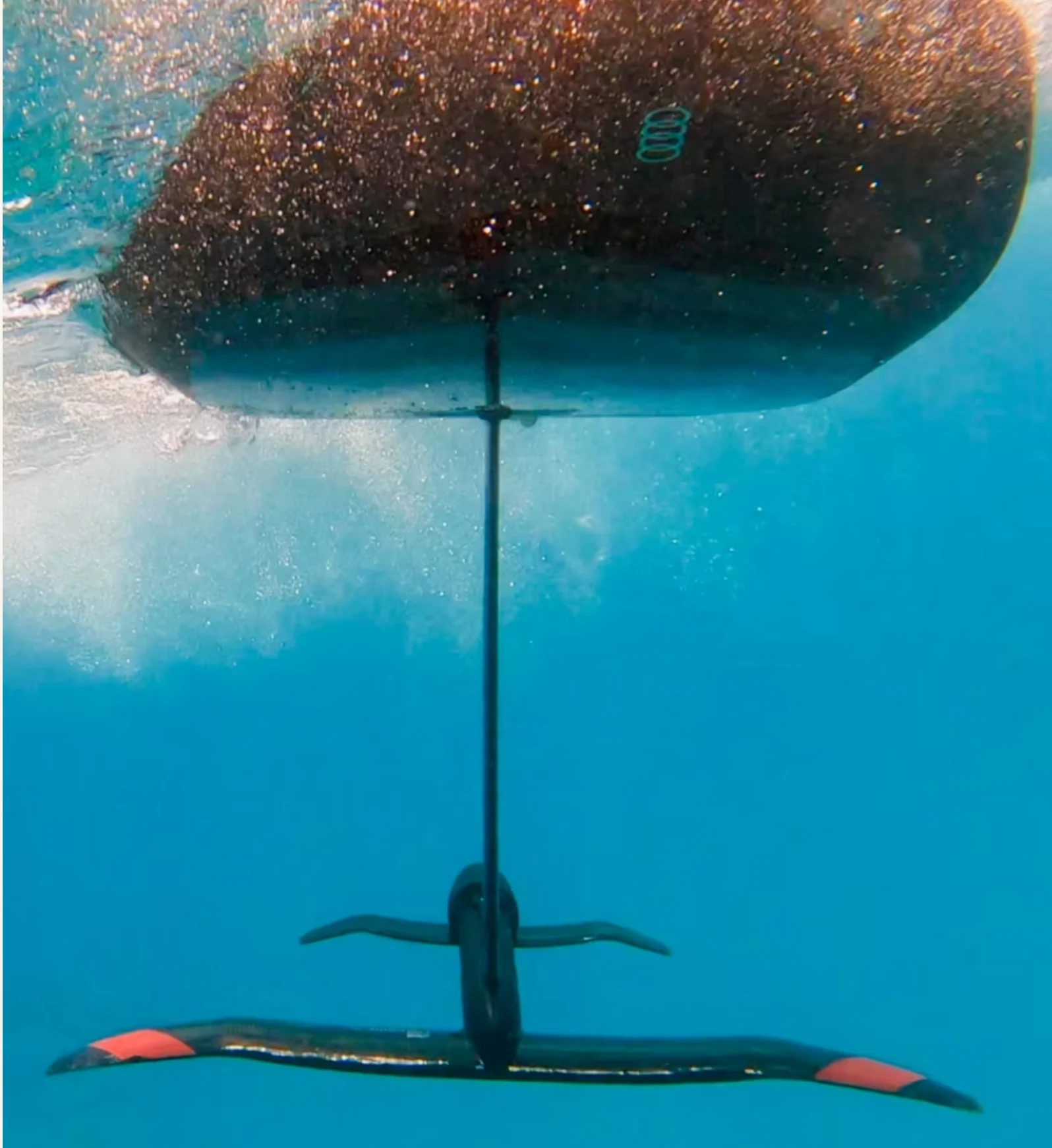 Foil beneath the surface